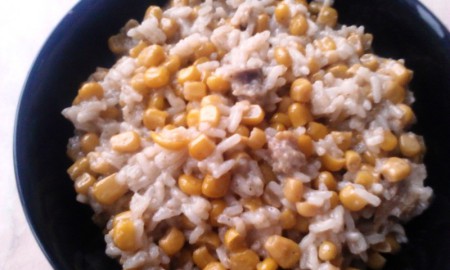 Velefőtt maradó kukoricával